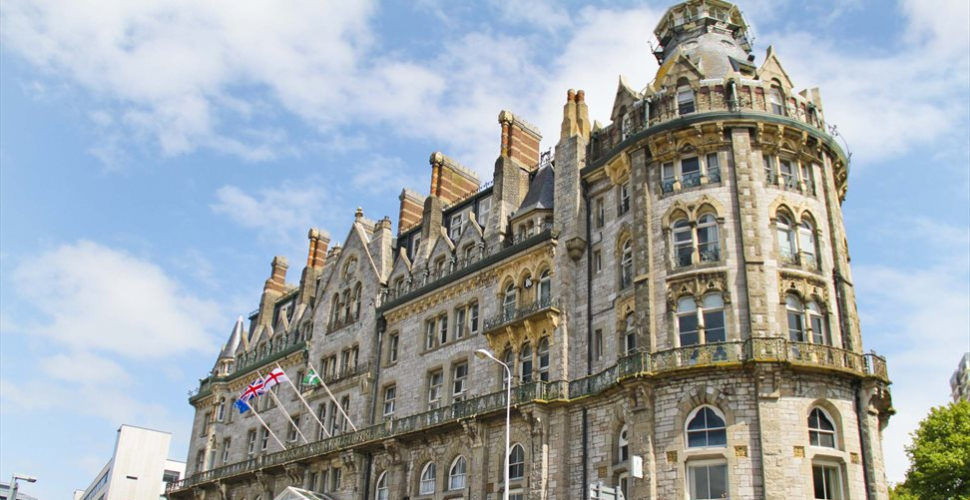 The exterior of the Duke of Cornwall Hotel 